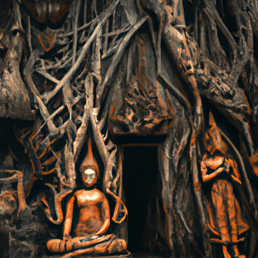 3. מקדש בודהיסטי עתיק, מגולף בצורה מורכבת בקראבי, המשקף את השורשים התרבותיים העמוקים של האזור.